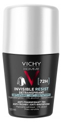 Vichy Homme Dezodorants Invisible Resist Dermo-Antiperspirants 72H Rullītis 50 ml
