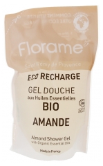 Florame Gel Douche Amande Éco-Recharge Bio 700 ml