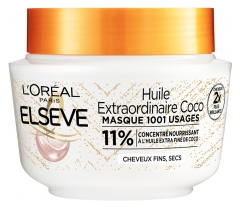 L'Oréal Paris Elseve Masque 1001 Usages Huile Extraordinaire Coco 310 ml