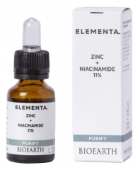 Bioearth Elementa Purify Solution Zinc + Niacinamide 11% 15 ml