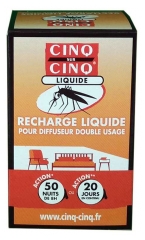 Cinq sur Cinq Recharge Liquide Anti-Moustiques 35 ml
