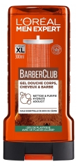 L'Oréal Paris Men Expert Barber Club Gel Douche Corps Cheveux et Barbe 300 ml