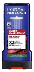 Gel de Duș Hidratant cu Triple Acțiune L'Or&eacute;al Paris Men Expert Hydra Hyaluronic 300 ml