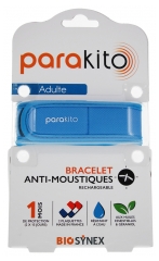Parakito Bracelet Anti-Moustiques Rechargeable Adulte