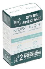 RoC Keops Déodorant à Bille 48H Lot de 2 x 30 ml