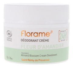 Florame Déodorant Crème 24H Fleur D'Amandier Bio 50 g