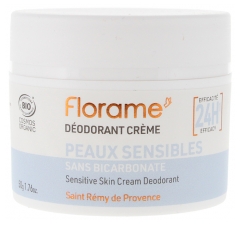 Florame Déodorant Crème 24H Peaux Sensibles Bio 50 g