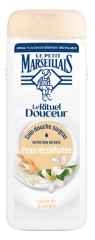 Le Petit Marseillais Soin Douche Le Rituel Douceur Peau Réconfortée Lait de Riz et Jasmin 400 ml
