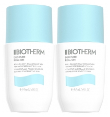 Biotherm Déo Pure Anti-Transpirant Roll-On Lot de 2 x 75 ml