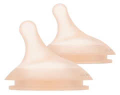 Suavinex Zero.Zero Tétine Spéciale Biberons 0 Mois et + 2 Tétines
