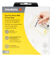 Medela 50 Bolsas Easy Pour Para Leche Materna