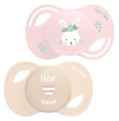 Kolekcija Luc et L&eacute;a 2 Anatomski Dudi z Ekstra Tankim Nastavkom 0-6 Mesecev