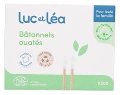 Luc et Léa Bâtonnets Ouatés 200 Unités