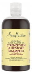 SheaMoisture Shampoo Fortificante e Condizionante All'olio di Ricino Nero Giamaicano 384 ml