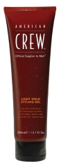 American Crew Light Hold Gel de Coiffage Fixation Souple 250 ml
