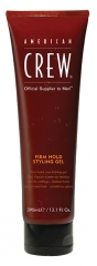 American Crew Firm Hold Gel de Coiffage Fixation Forte 250 ml