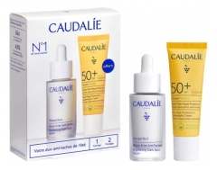 Caudalie Vinoperfect Sérum Éclat Anti-Taches 30 ml + Vinosun Fluide Très Haute Protection SPF50+ 20 ml Offert