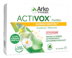 Arkopharma Activox Piparmētru Eikalipta Aromāts 24 Pastilas
