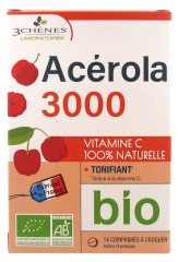 Les 3 Chênes Acérola 3000 Bio 14 Comprimés à Croquer
