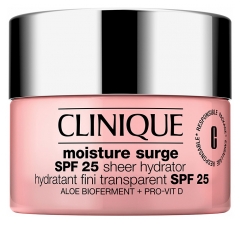 Clinique Moisture Surge Hydratant Fini Transparent SPF25 30 ml