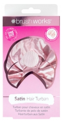 Brushworks Turban en Satin pour Cheveux