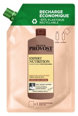 Franck Provost Expert Nutrition Shampoing Professionnel Cheveux Secs et Rêches Éco-Recharge 500 ml
