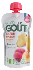 Good Goût Peach Pear From 4 Months Organic 120 g