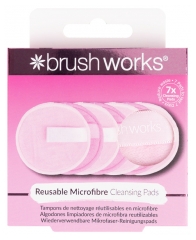 Brushworks 7 Tampons de Nettoyage Réutilisables