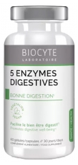 Biocyte 5 Enzymes Digestives 60 Gélules