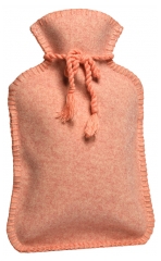 Calindoo Bouillotte à Eau et sa Housse Rose Pastel 2 L