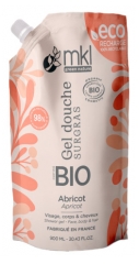 MKL Green Nature Gel Douche Surgras Abricot Éco-Recharge Bio 900 ml