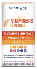 Vitamineris Energy 1000 mg 30 Comprimidos Efervescentes