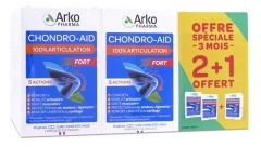 Arkopharma Chondro-Aid 100% Articulation Fort Lot de 3 x 60 Gélules