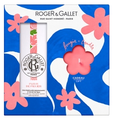 Roger &amp; Gallet Fleur de Figuier Coffret Eau Parfumée Bienfaisante 100 ml + Bougie Parfumée 85 g Offerte