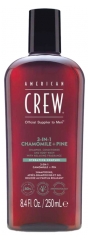 American Crew Crema Hidratante Relajante 3en1 Camomila + Pino 250 ml