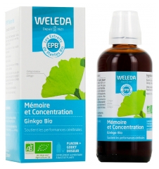 Weleda Hukommelse og Koncentration Ginkgo Bio 100 ml