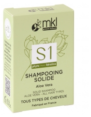 MKL Green Nature Shampoing Solide Aloe Vera Tous Types de Cheveux 65 g