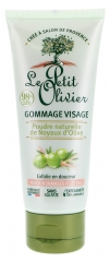 Gomaj pentru Față cu Pudră Naturală de S&acirc;mburi de Măsline Le Petit Olivier 75 ml