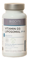 Biocyte D3 vitamīns Liposomāls 50 &micro;g 90 Kapsulas