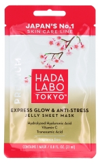 Masca Textilă Premium Hidratantă și Iluminatoare Hada Labo Tokyo 23 ml