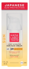 Hada Labo Tokyo Sun Crème Visage Hydratante Résistante à l'Eau SPF30 50 ml