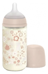 Suavinex Wonderland Biberon Verre Tétine Symétrique Débit Moyen 240 ml 3 Mois et +