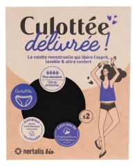 Nertalis Bio Culotte Menstruelle Noire 2 Culottes