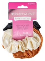 Brushworks 4 Satijnen Haarelastiekjes