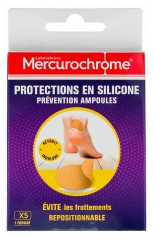 Mercurochrome Silicone Protections Blisters Prevention 5 Adhesives