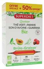 Superdiet Organic Quatuor Fat-Burner 20 Phials + 10 Phials Free