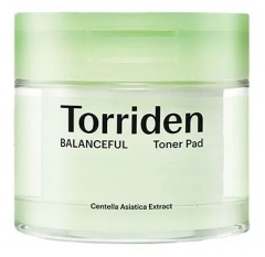 Dischete de tonifiere Torriden Balanceful Centella Asiatica Echilibrante și Calmante 60 Discuri