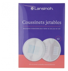 Lansinoh 60 Coussinets d'Allaitement Jetables