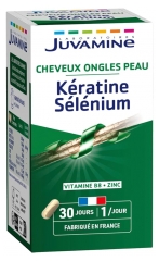Juvamine Kératine Sélénium 30 Gélules