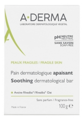 A-DERMA Jab&oacute;n Dermatol&oacute;gico en Barra sin Jab&oacute;n 100 g